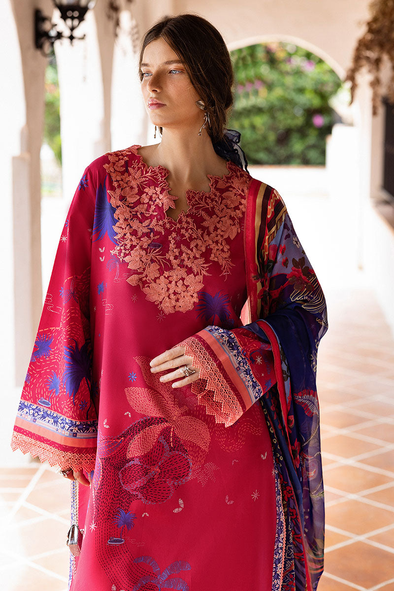 Mushq | Mirasol Printed Cambric | Voz Dulce - Pakistani Designer Dress - by Mushq - Type :  - 100% Original at Saira Sultan