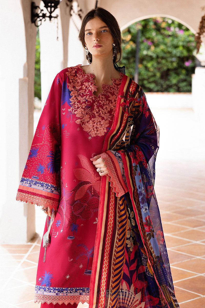 Mushq | Mirasol Printed Cambric | Voz Dulce - Pakistani Designer Dress - by Mushq - Type :  - 100% Original at Saira Sultan