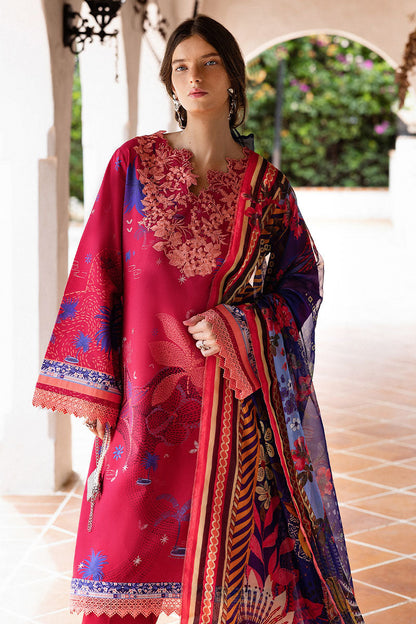 Mushq | Mirasol Printed Cambric | Voz Dulce - Pakistani Designer Dress - by Mushq - Type :  - 100% Original at Saira Sultan