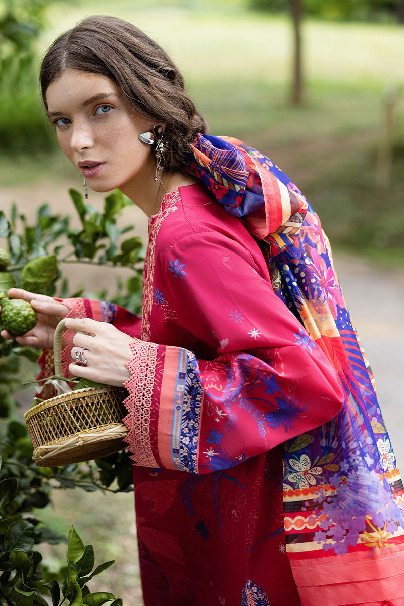 Mushq | Mirasol Printed Cambric | Voz Dulce - Pakistani Designer Dress - by Mushq - Type :  - 100% Original at Saira Sultan