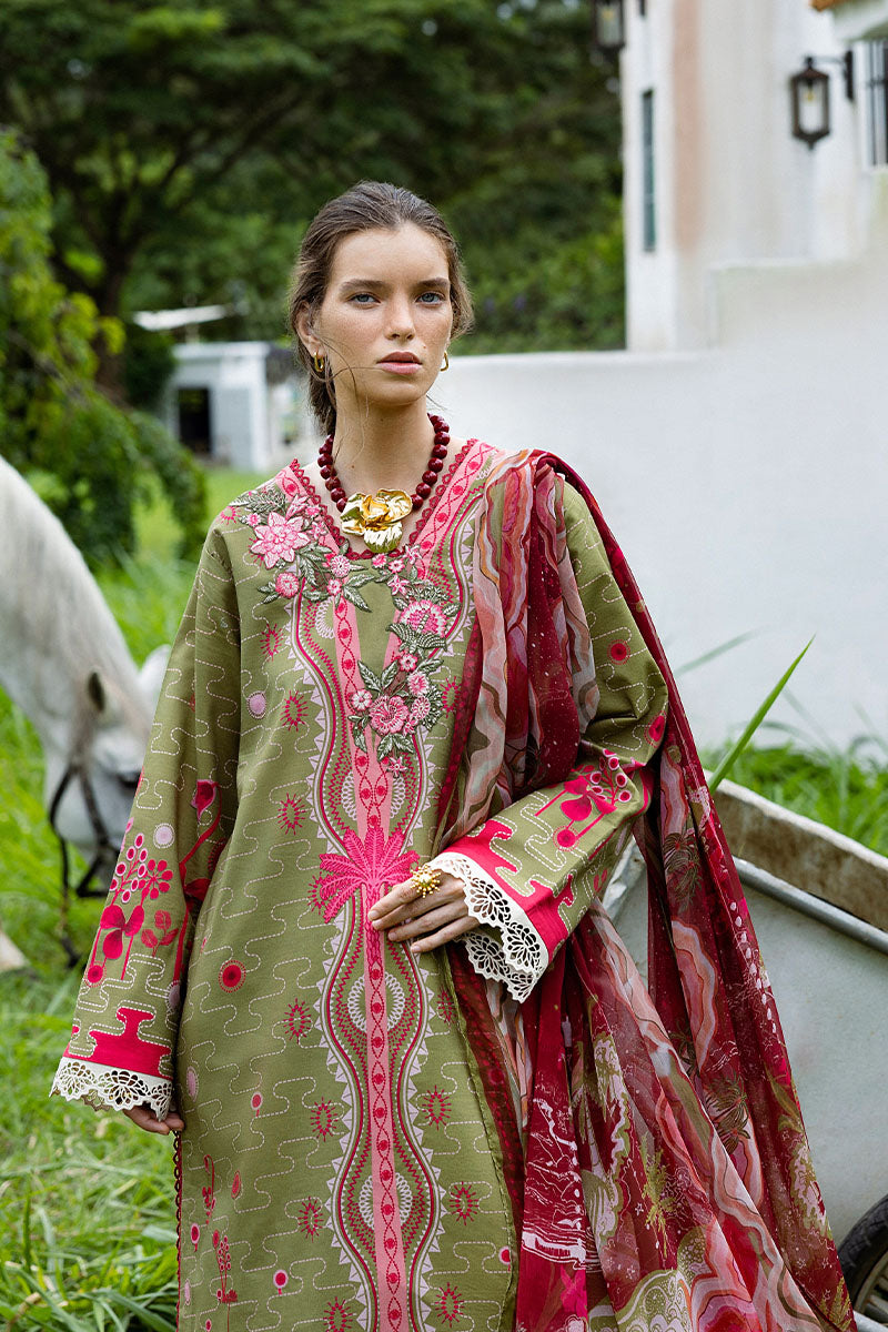 Mushq | Mirasol Printed Cambric | Cielo Sol - Pakistani Designer Dress - by Mushq - Type : Ladies Clothes - 100% Original at Saira Sultan