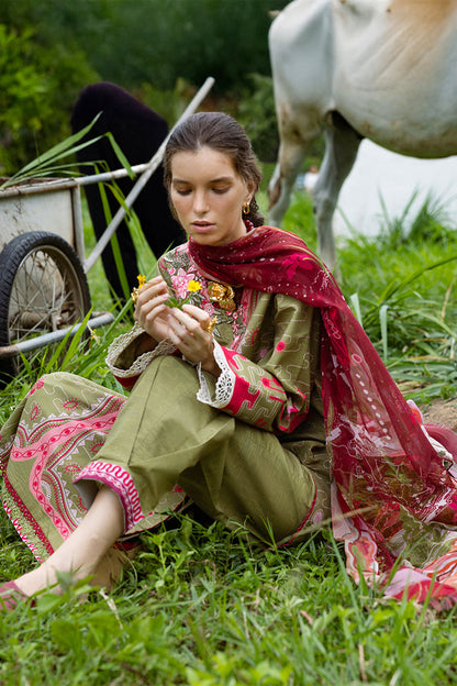 Mushq | Mirasol Printed Cambric | Cielo Sol - Pakistani Designer Dress - by Mushq - Type : Ladies Clothes - 100% Original at Saira Sultan