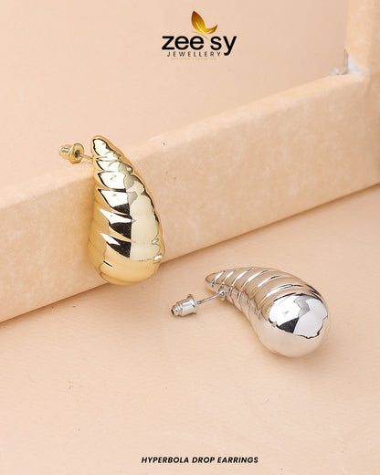 Hyperbola Drop Earrings
