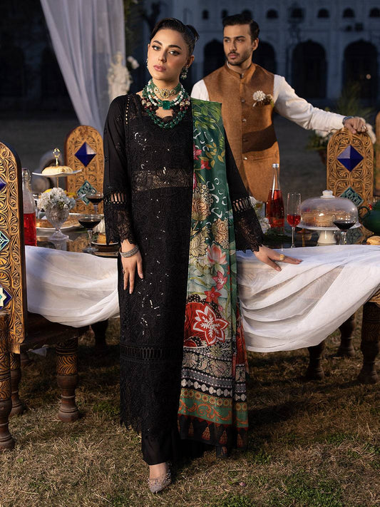 Mahnur | Mahrukh Luxury Lawn 24 | HEMAYAL - Pakistani Designer Dress - by Mahnur | Type: Formal - 100% Original at Saira Sultan
