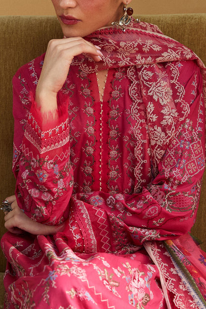 Zara Shahjahan | Satori 25 | Hikari-7A L Carrot Pink Lawn