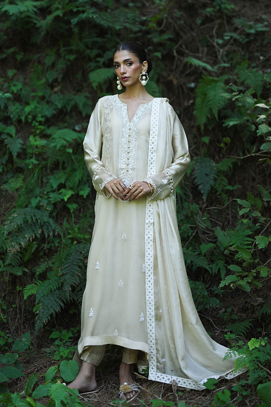 Hue Pret | Farasha Luxury Pret | Kyra XS Ivory Pure Organza