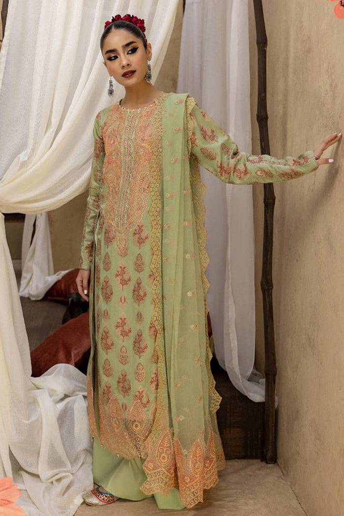 Humdum | Ishq Embroidered Collection | IS-10 - Pakistani Designer Dress - by HumDum | Type: Casuals - 100% Original at Saira Sultan