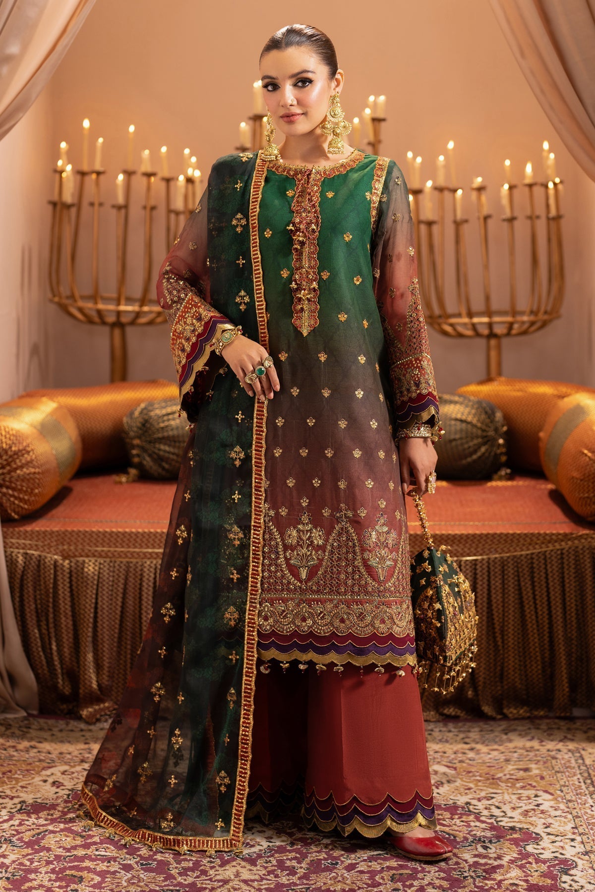 Alizeh | Jhalak Formals | AF-JHLK-02-HUSN XS Multi Chiffon