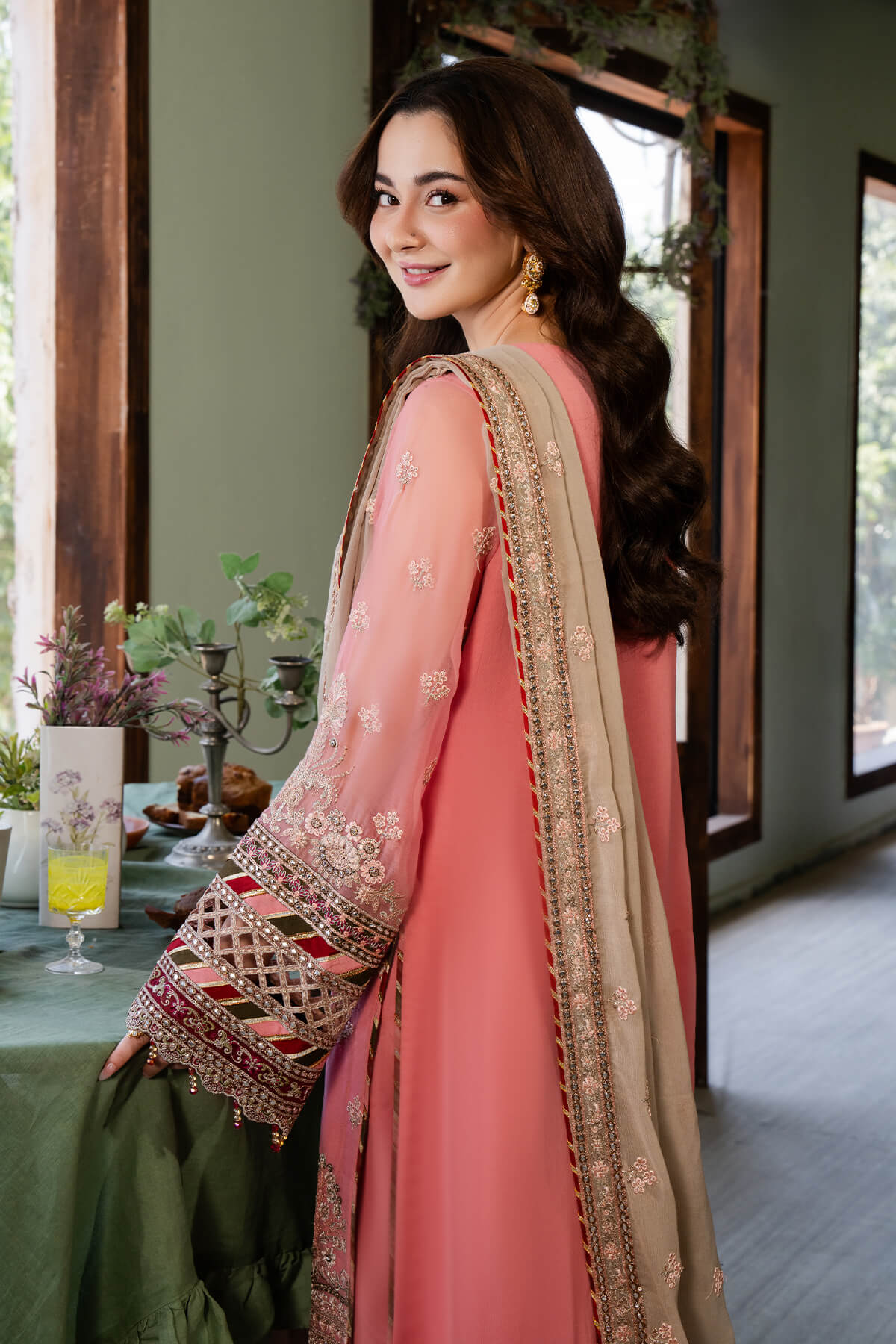 Imrozia Premium | Naina Chiffon | I-189 Aainaa - Pakistani Designer Dress - by Imrozia Premium | Type: Formal - 100% Original at Saira Sultan