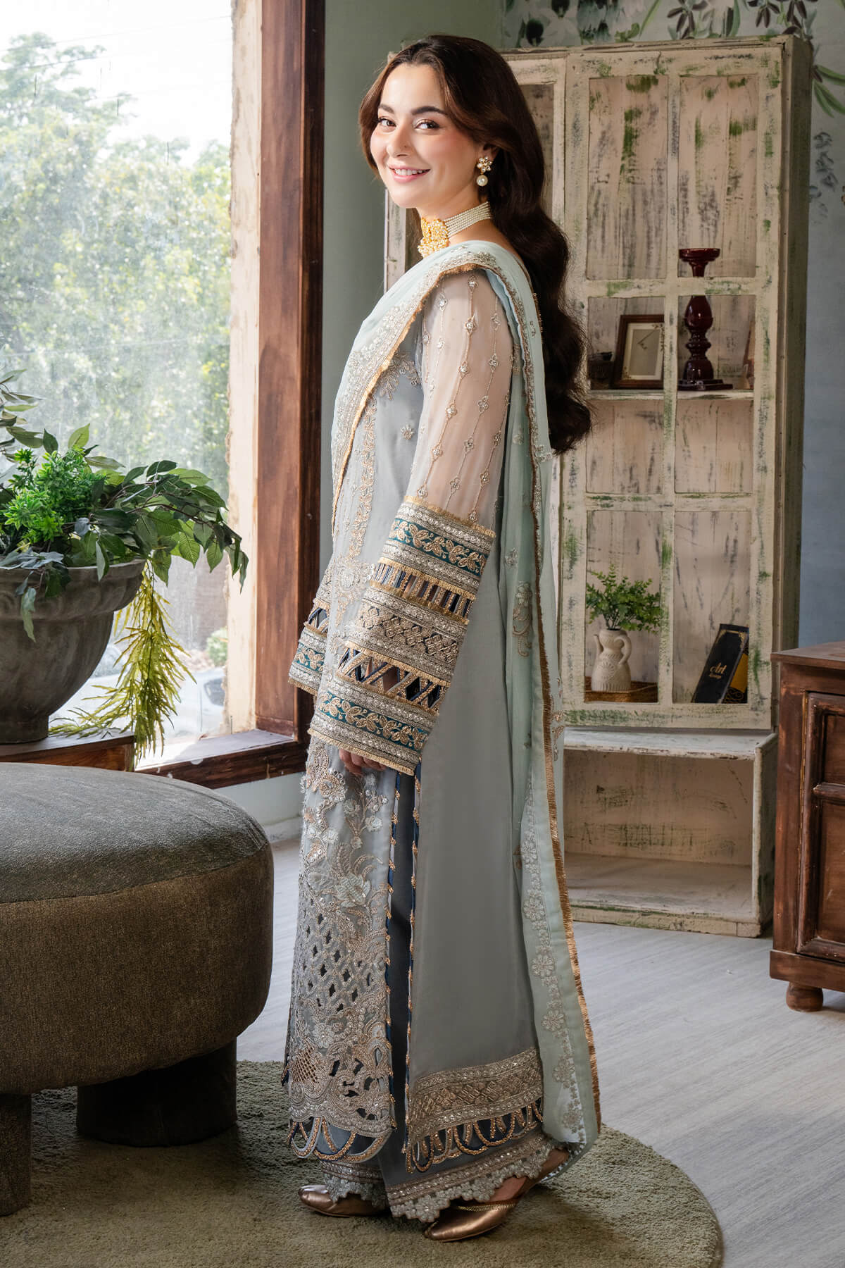 Imrozia Premium | Naina Chiffon | I-190 Rumman - Pakistani Designer Dress - by Imrozia Premium | Type: Formal - 100% Original at Saira Sultan