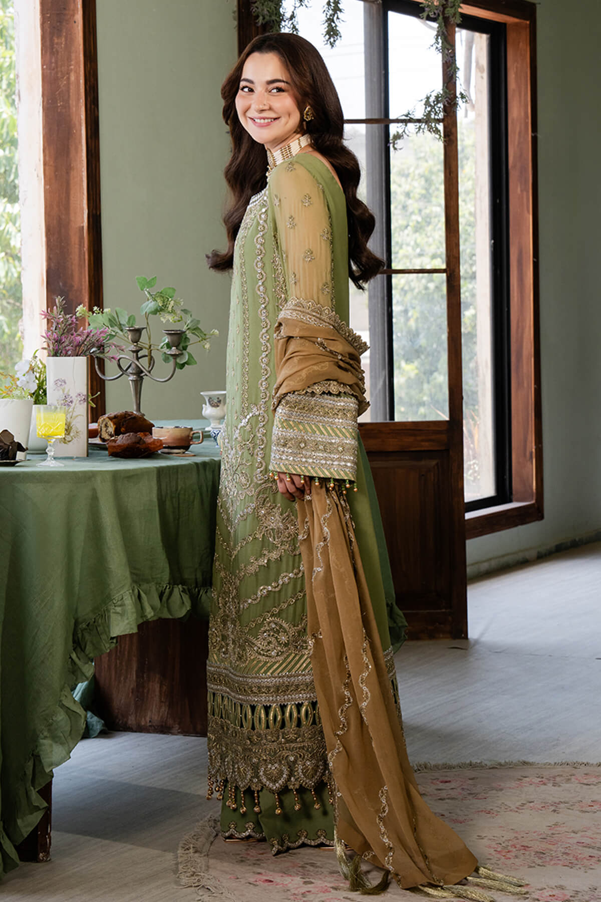 Imrozia Premium | Naina Chiffon | I-191 Aabia - Pakistani Designer Dress - by Imrozia Premium | Type: Formal - 100% Original at Saira Sultan