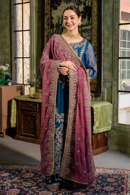 Imrozia Premium | Naina Chiffon | I-197 Afsa - Pakistani Designer Dress - by Imrozia Premium | Type: Formal - 100% Original at Saira Sultan