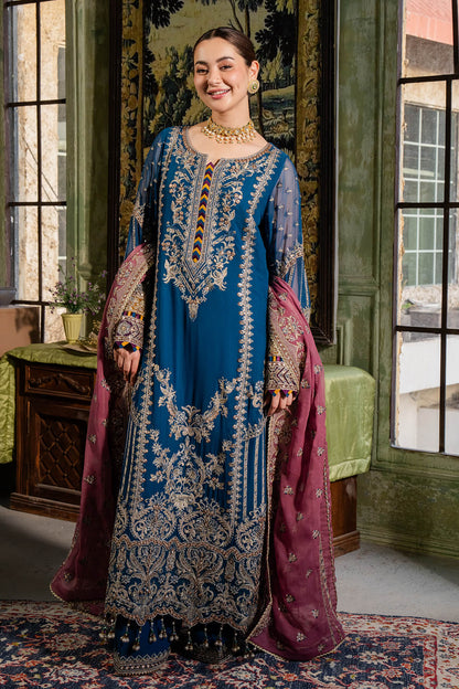 Imrozia Premium | Naina Chiffon | I-197 Afsa - Pakistani Designer Dress - by Imrozia Premium | Type: Formal - 100% Original at Saira Sultan