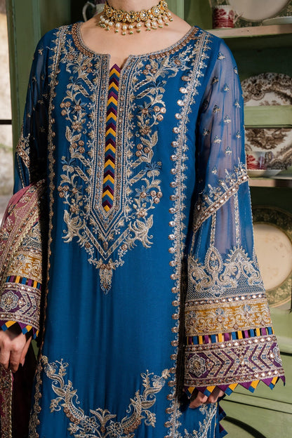 Imrozia Premium | Naina Chiffon | I-197 Afsa - Pakistani Designer Dress - by Imrozia Premium | Type: Formal - 100% Original at Saira Sultan