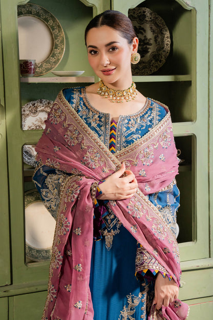 Imrozia Premium | Naina Chiffon | I-197 Afsa - Pakistani Designer Dress - by Imrozia Premium | Type: Formal - 100% Original at Saira Sultan