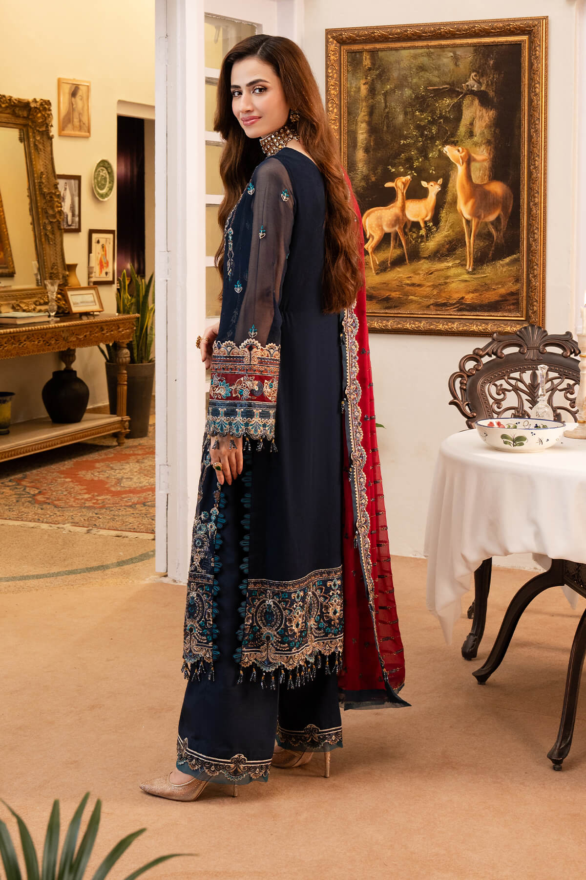 Imrozia Premium | Noor Jahan Formals | I-201 Husn - Pakistani Designer Dress - by Imrozia Premium | Type: Formal - 100% Original at Saira Sultan