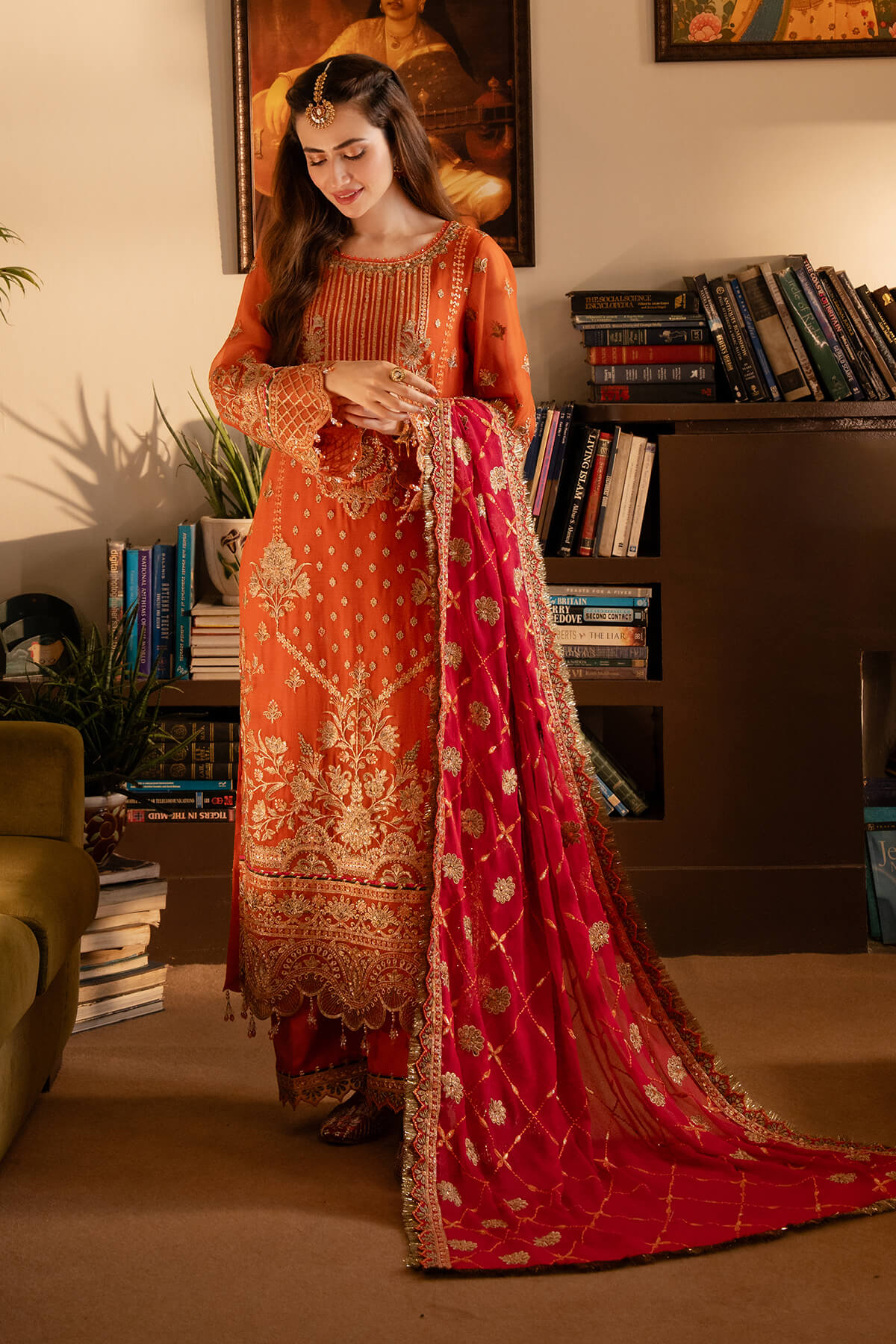 Imrozia Premium | Noor Jahan Formals | I-203 Gul - Pakistani Designer Dress - by Imrozia Premium | Type: Formal - 100% Original at Saira Sultan