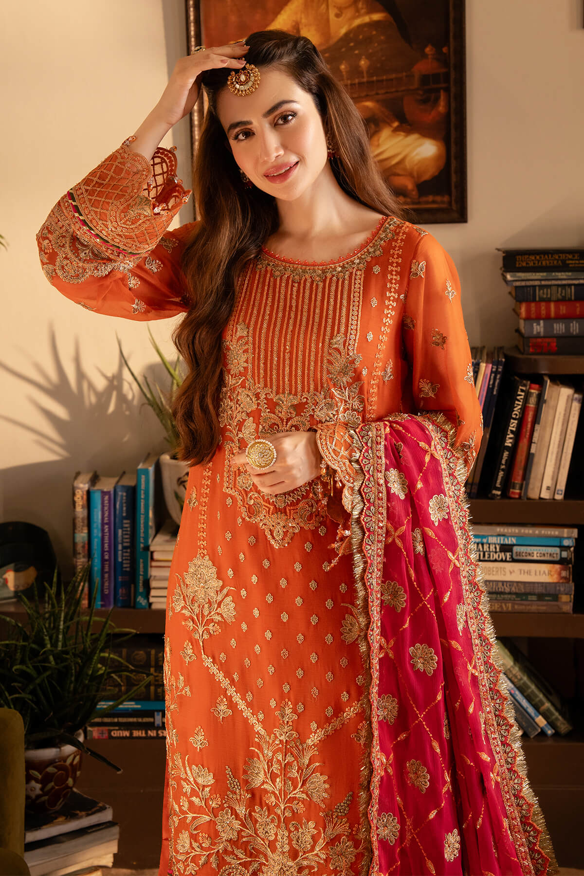 Imrozia Premium | Noor Jahan Formals | I-203 Gul - Pakistani Designer Dress - by Imrozia Premium | Type: Formal - 100% Original at Saira Sultan