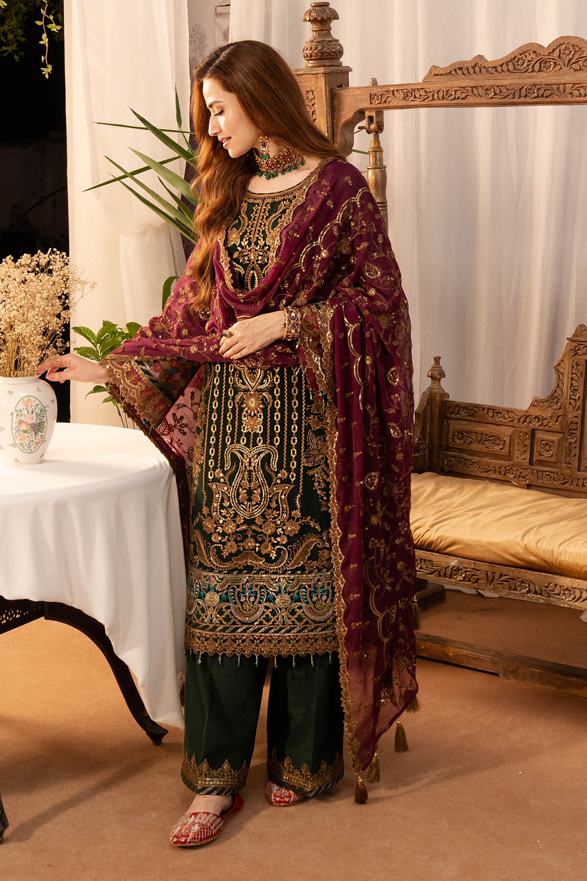 Imrozia Premium | Noor Jahan Formals | I-204 Mehak - Pakistani Designer Dress - by Imrozia Premium | Type: Formal - 100% Original at Saira Sultan