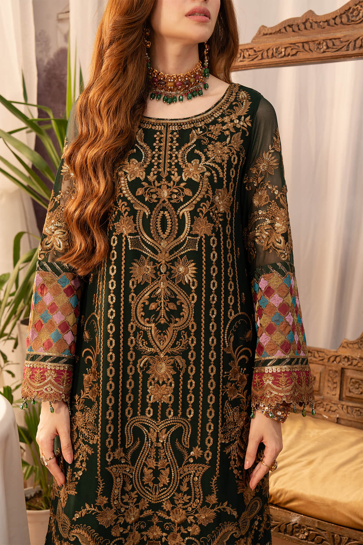 Imrozia Premium | Noor Jahan Formals | I-204 Mehak - Pakistani Designer Dress - by Imrozia Premium | Type: Formal - 100% Original at Saira Sultan