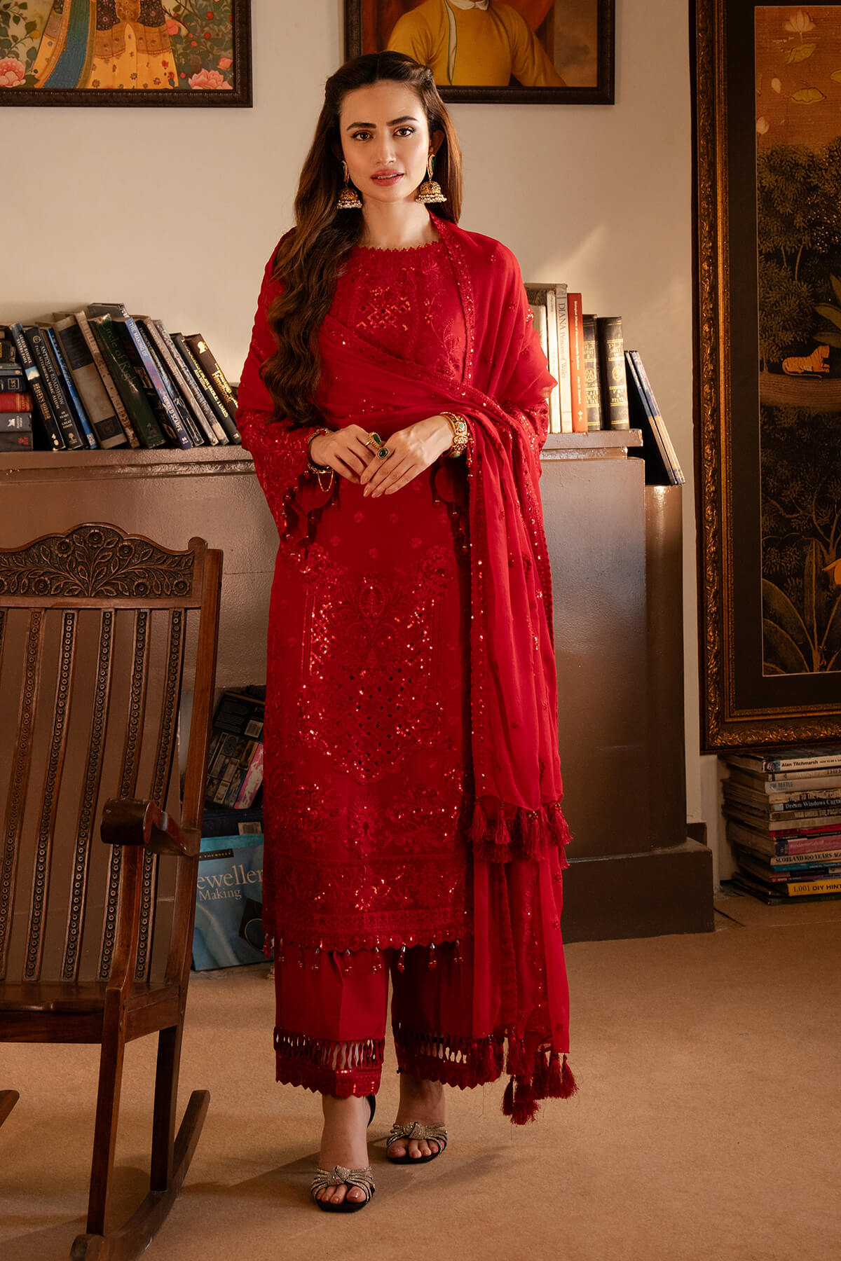 Imrozia Premium | Noor Jahan Formals | I-205 Zaib - Pakistani Designer Dress - by Imrozia Premium | Type: Formal - 100% Original at Saira Sultan