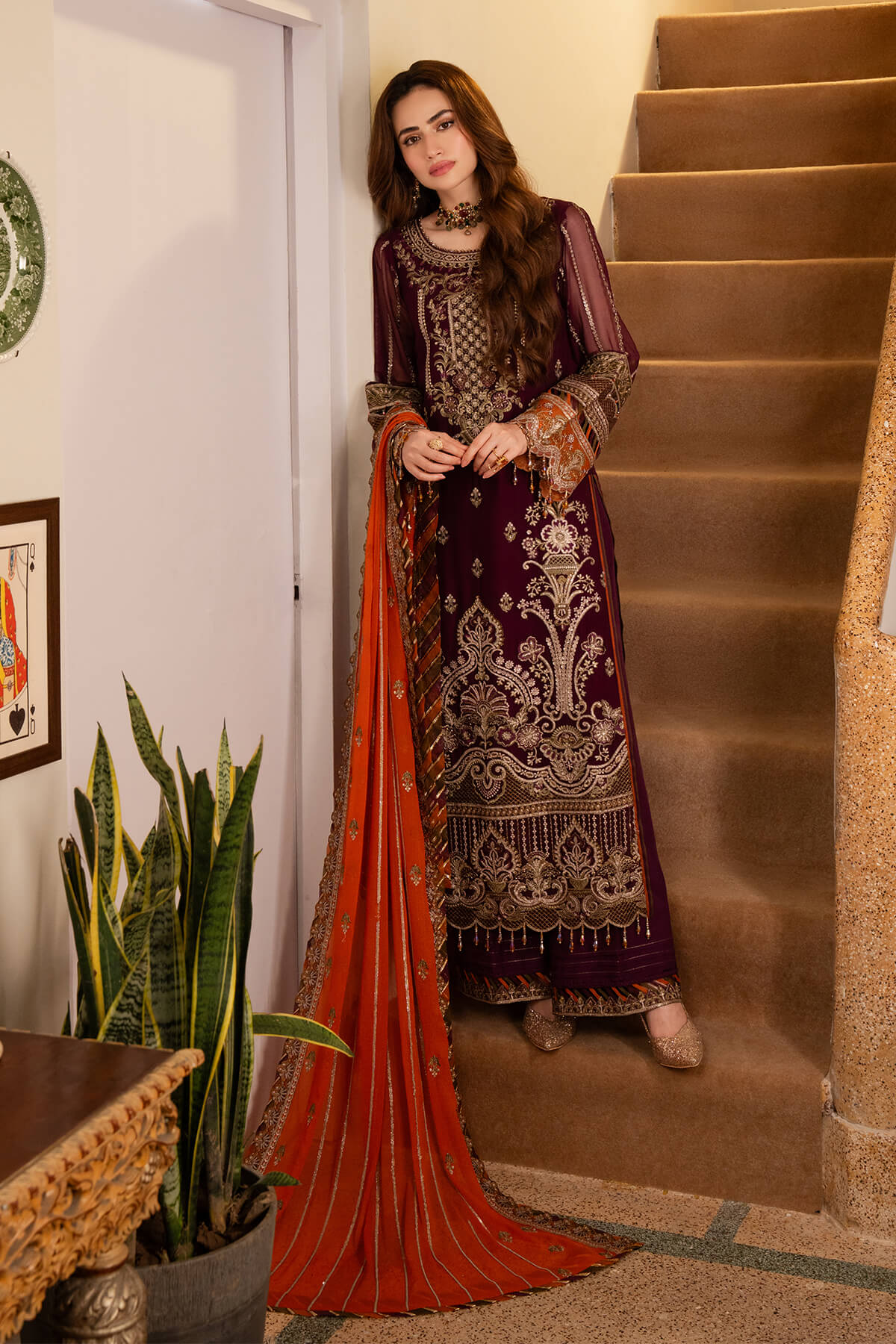 Imrozia Premium | Noor Jahan Formals | I-206 Chandni - Pakistani Designer Dress - by Imrozia Premium | Type: Formal - 100% Original at Saira Sultan