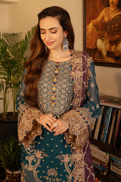 Imrozia Premium | Noor Jahan Formals | I-208 Aaina - Pakistani Designer Dress - by Imrozia Premium | Type: Formal - 100% Original at Saira Sultan