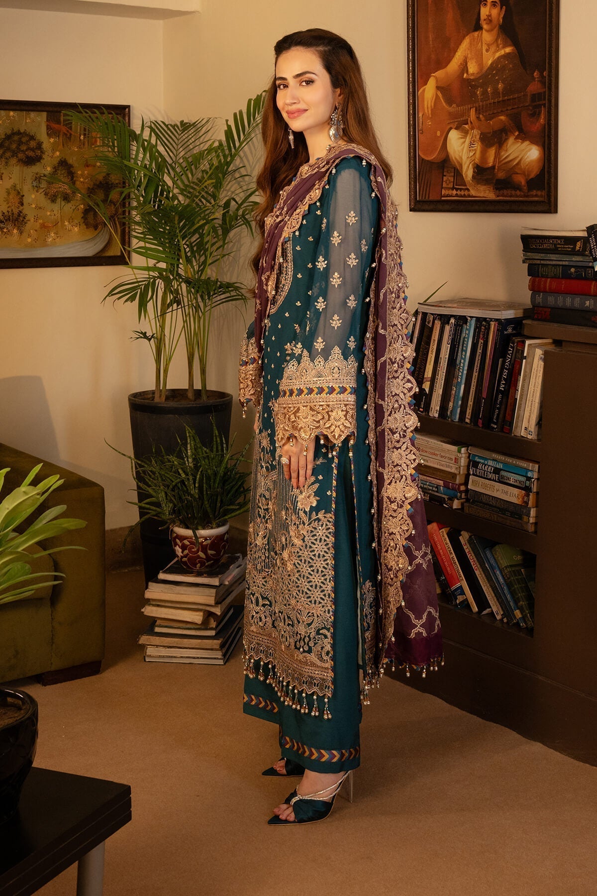Imrozia Premium | Noor Jahan Formals | I-208 Aaina - Pakistani Designer Dress - by Imrozia Premium | Type: Formal - 100% Original at Saira Sultan