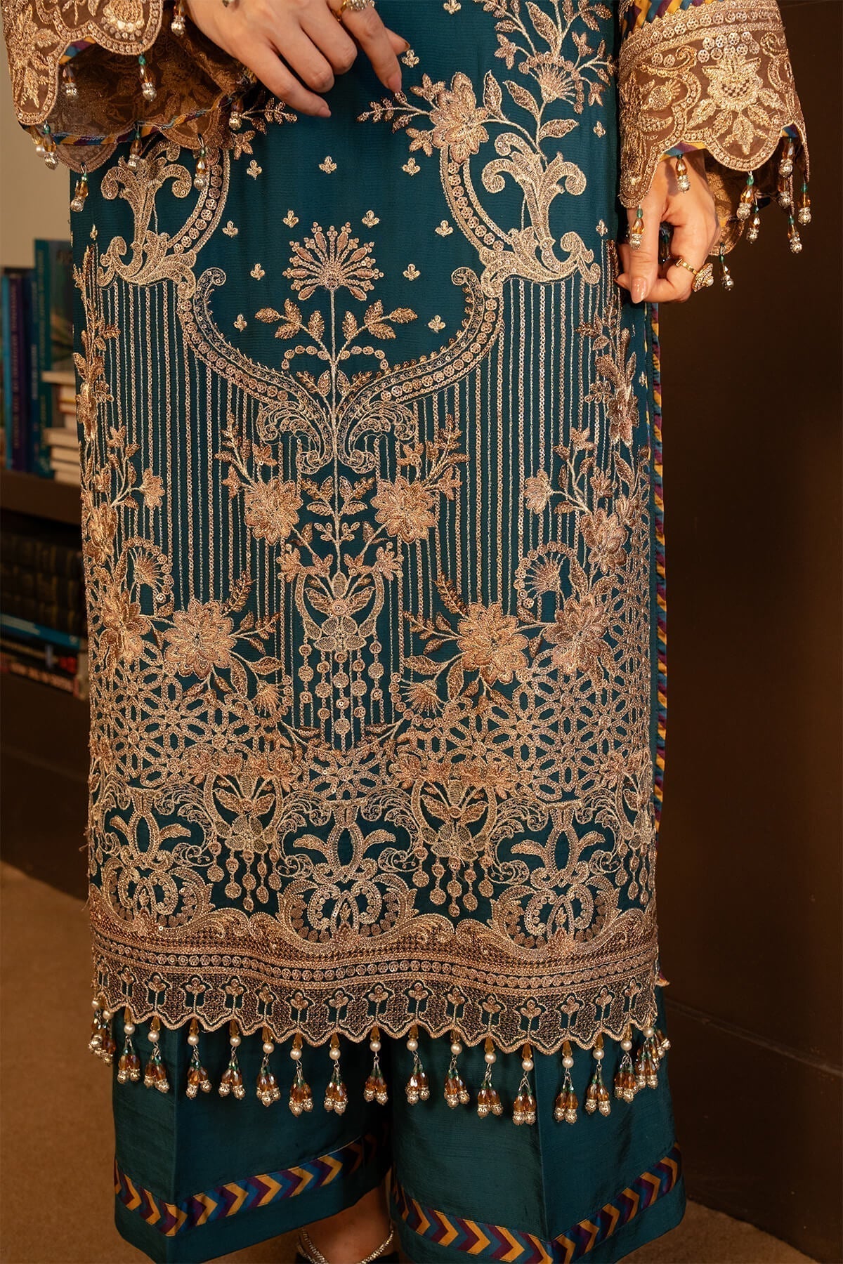 Imrozia Premium | Noor Jahan Formals | I-208 Aaina - Pakistani Designer Dress - by Imrozia Premium | Type: Formal - 100% Original at Saira Sultan