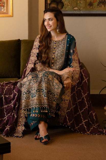 Imrozia Premium | Noor Jahan Formals | I-208 Aaina - Pakistani Designer Dress - by Imrozia Premium | Type: Formal - 100% Original at Saira Sultan