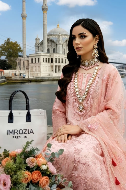 Imrozia Premium | Mehr e Mah | I-242 Meleknaaz by Imrozia Premium - Designer Dress - Type : Ladies Clothes - Available at Saira Sultan - 100% Original 