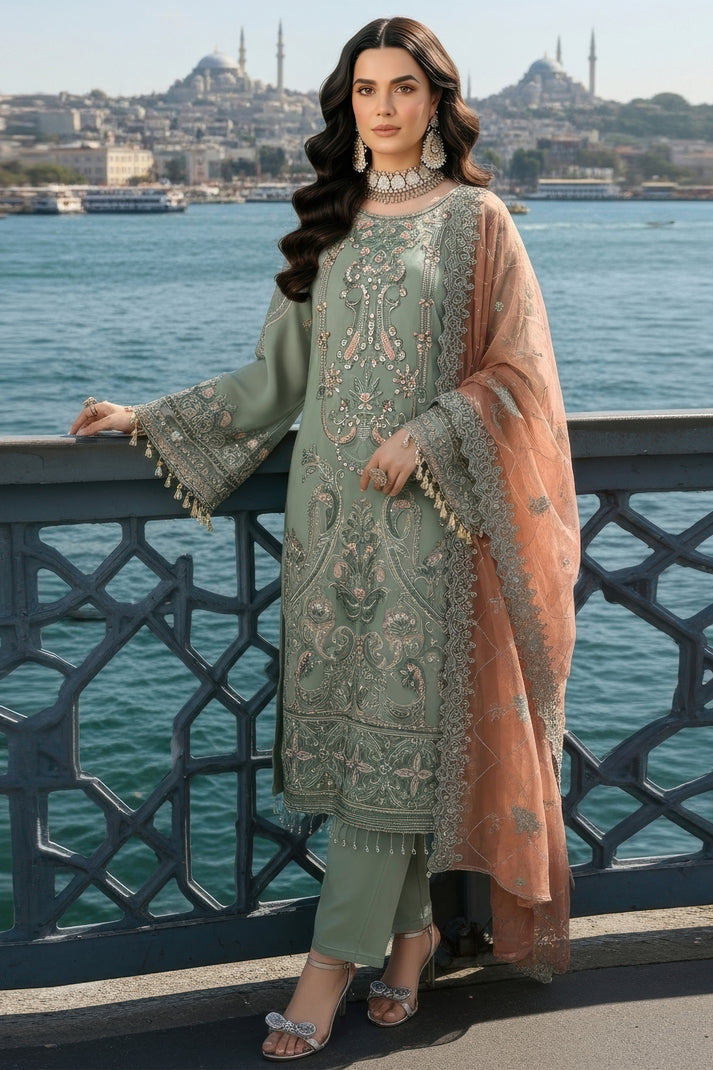 Imrozia Premium | Mehr e Mah | I-245 Dilara Sultan by Imrozia Premium - Designer Dress - Type : Ladies Clothes - Available at Saira Sultan - 100% Original 