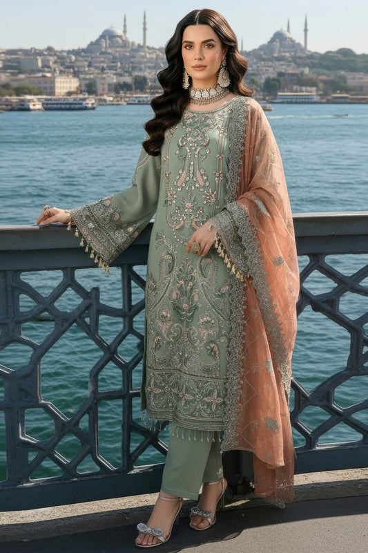 Imrozia Premium | Mehr e Mah | I-245 Dilara Sultan by Imrozia Premium - Designer Dress - Type : Ladies Clothes - Available at Saira Sultan - 100% Original 