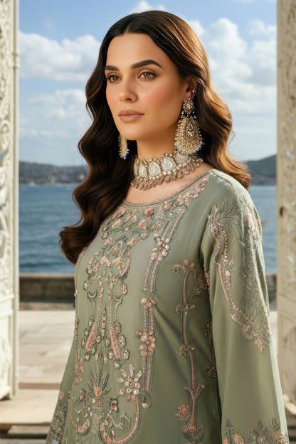 Imrozia Premium | Mehr e Mah | I-245 Dilara Sultan by Imrozia Premium - Designer Dress - Type : Ladies Clothes - Available at Saira Sultan - 100% Original 