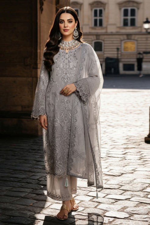 Imrozia Premium | Mehr e Mah | I-248 Feray by Imrozia Premium - Designer Dress - Type : Ladies Clothes - Available at Saira Sultan - 100% Original 