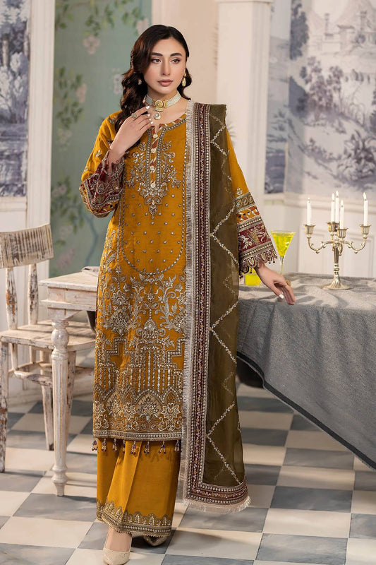 Imrozia Premium | Baad e Saba Pret Luxury Eid Collection | I.P-38 Sargoshiyan - Pakistani Designer Dress - by Imrozia Premium | Type: Formal - 100% Original at Saira Sultan