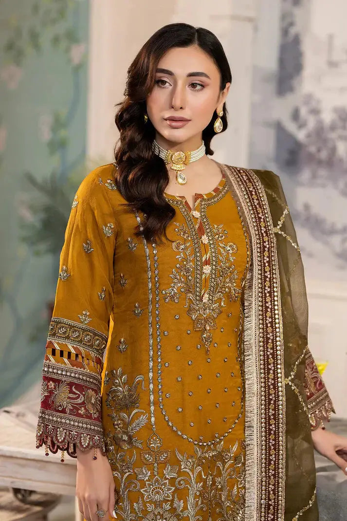 Imrozia Premium | Baad e Saba Pret Luxury Eid Collection | I.P-38 Sargoshiyan - Pakistani Designer Dress - by Imrozia Premium | Type: Formal - 100% Original at Saira Sultan