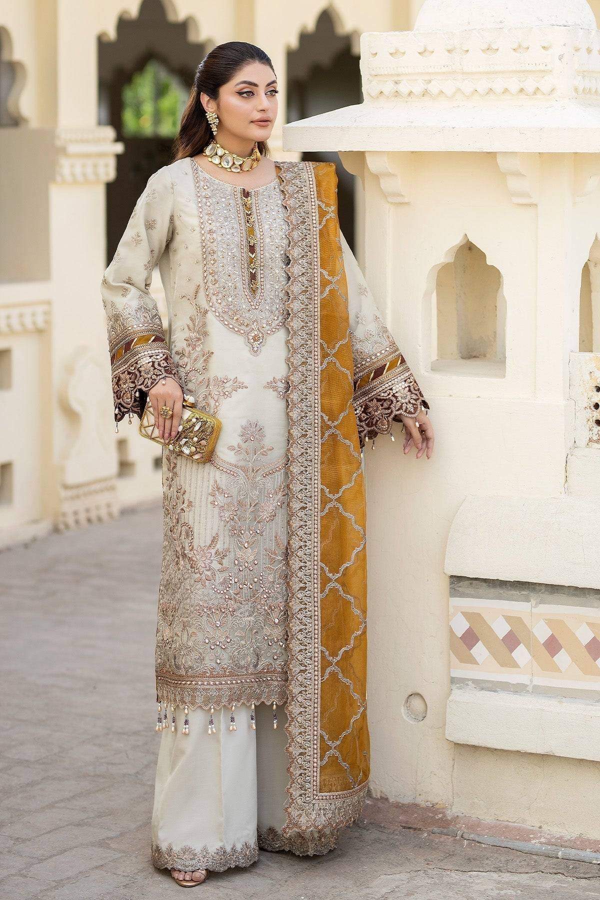 Imrozia Premium | Baad e Saba Formals | IP-50 Sheen - Pakistani Designer Dress - by Imrozia Premium | Type: Formal - 100% Original at Saira Sultan