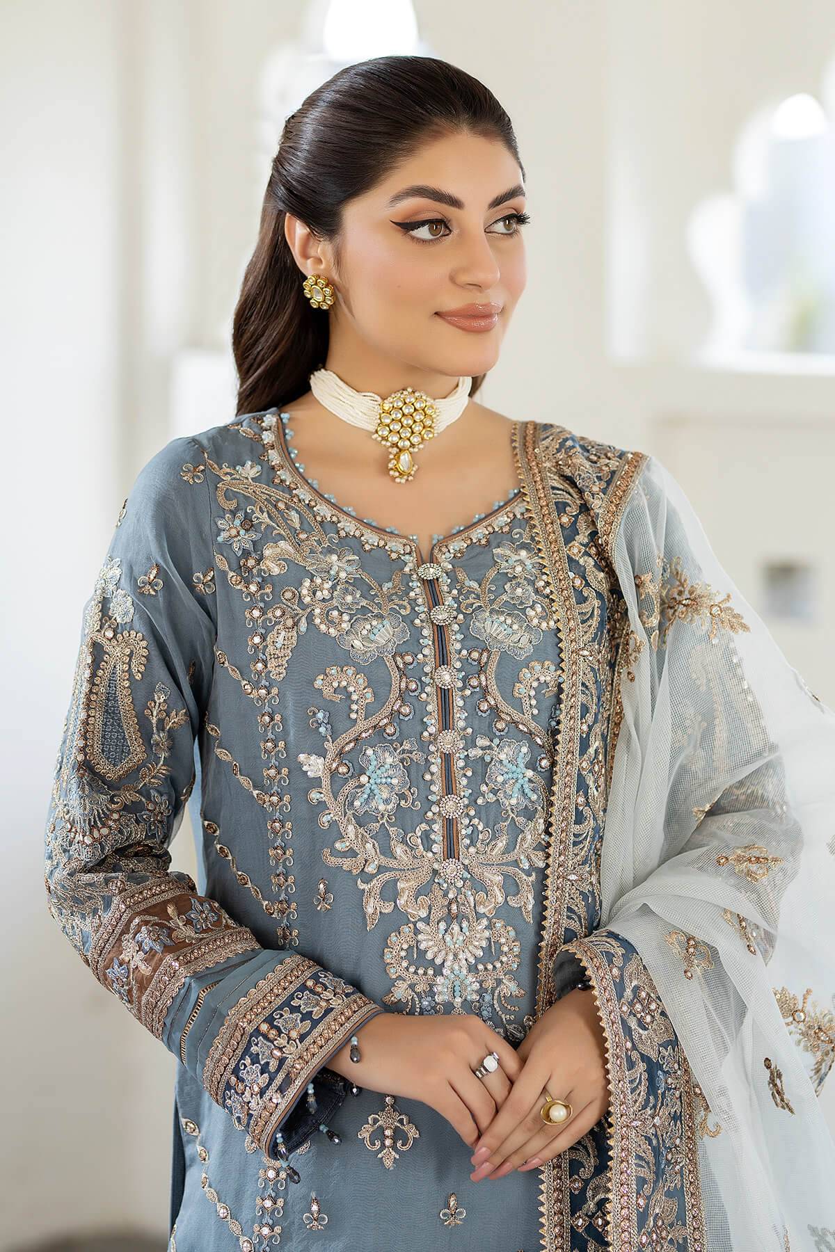Imrozia Premium | Baad e Saba Formals | IP-57 Khushboo - Pakistani Designer Dress - by Imrozia Premium | Type: Formal - 100% Original at Saira Sultan