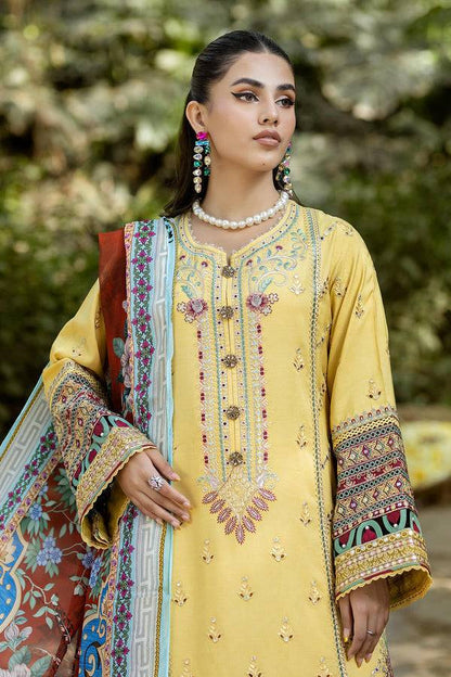 Imrozia Premium | Jaan-e-Ada Lawn | Tabassum - Pakistani Designer Dress - by Imrozia Premium | Type: Luxury - 100% Original at Saira Sultan