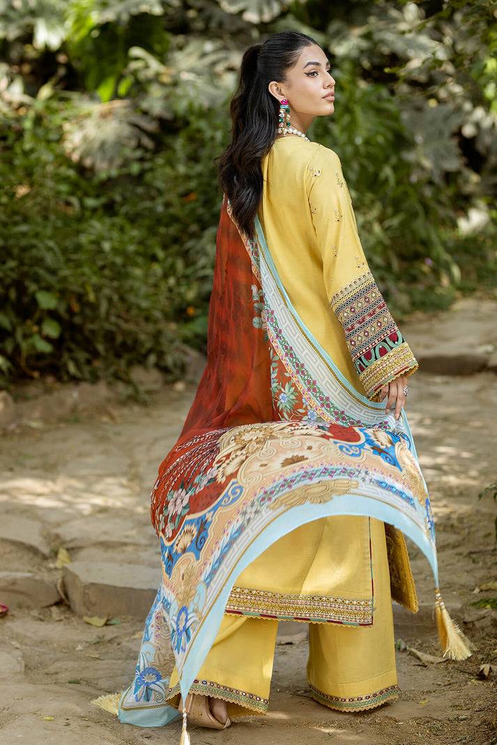 Imrozia Premium | Jaan-e-Ada Lawn | Tabassum - Pakistani Designer Dress - by Imrozia Premium | Type: Luxury - 100% Original at Saira Sultan