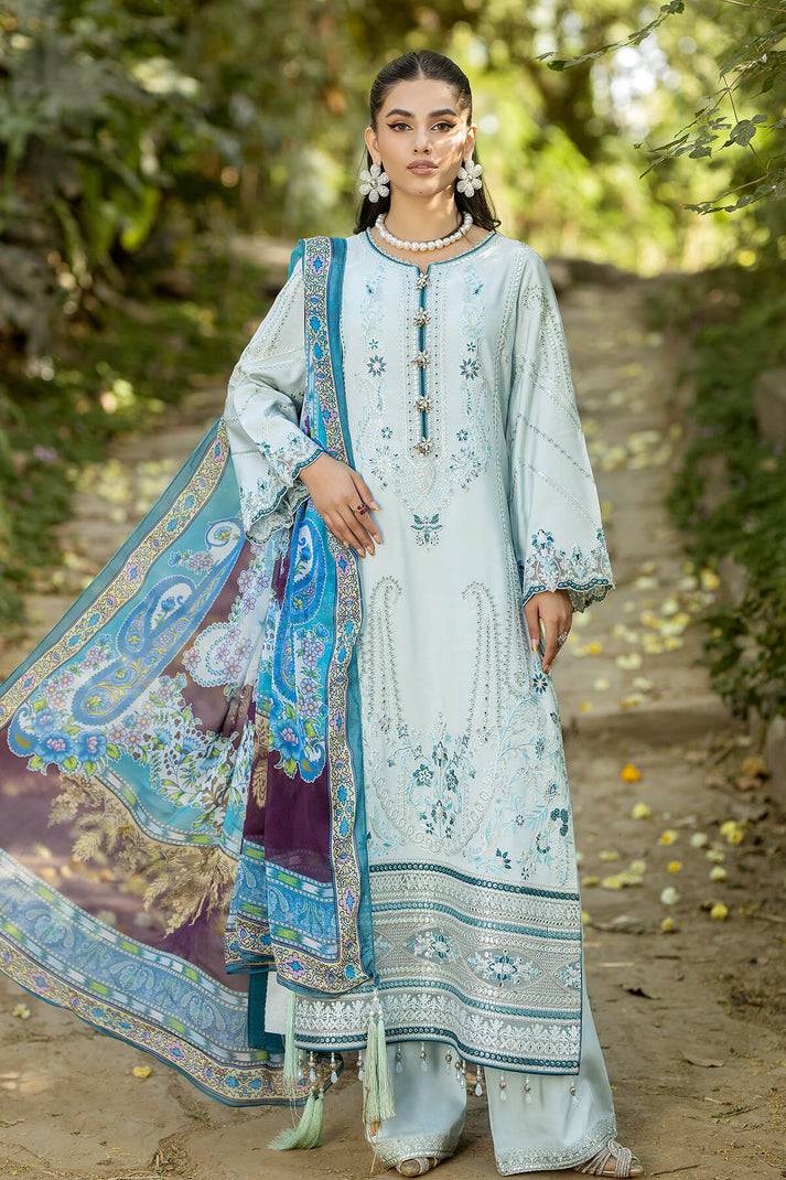 Imrozia Premium | Jaan-e-Ada Lawn | Zarafat - Pakistani Designer Dress - by Imrozia Premium | Type: Luxury - 100% Original at Saira Sultan