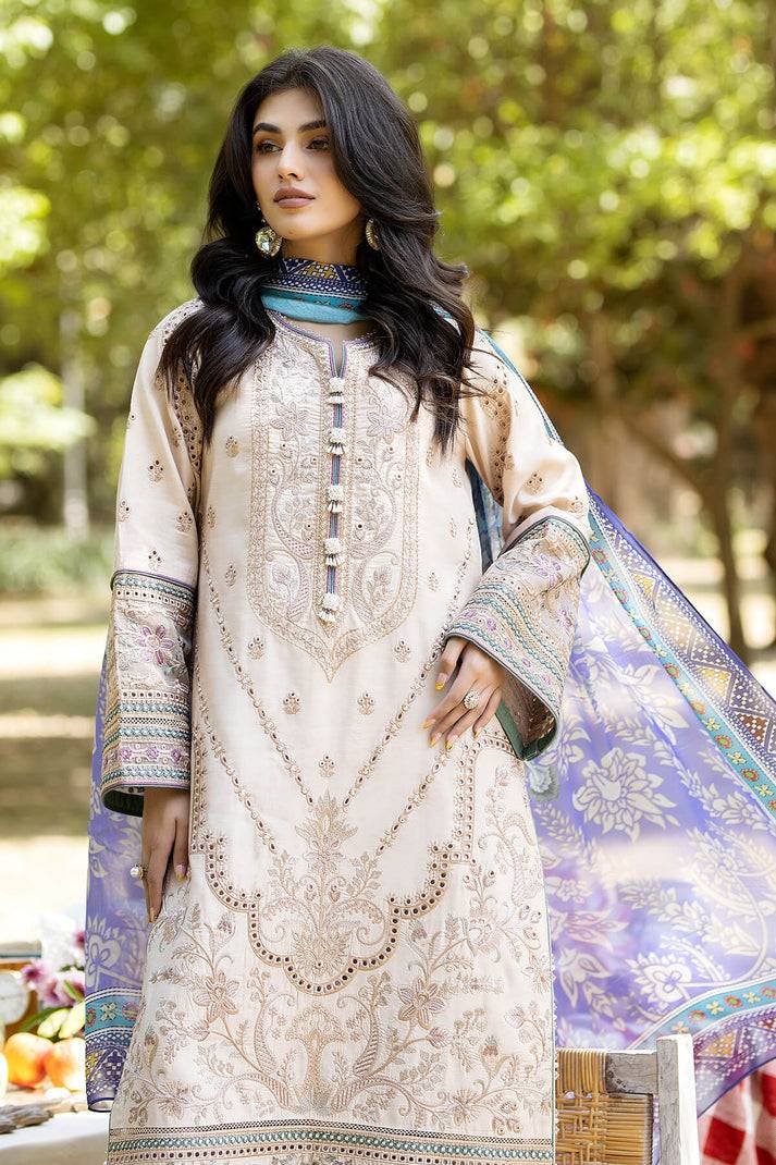 Imrozia Premium | Jaan-e-Ada Lawn | Zibaai - Pakistani Designer Dress - by Imrozia Premium | Type: Luxury - 100% Original at Saira Sultan