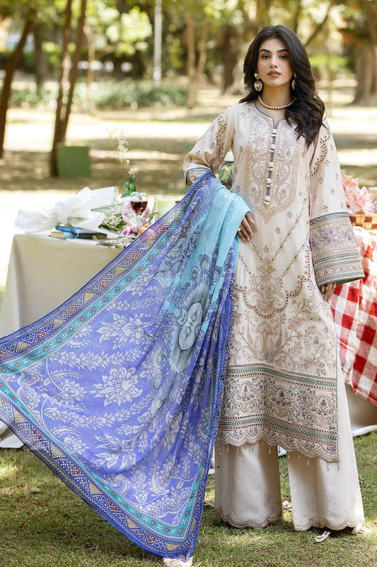 Imrozia Premium | Jaan-e-Ada Lawn | Zibaai - Pakistani Designer Dress - by Imrozia Premium | Type: Luxury - 100% Original at Saira Sultan