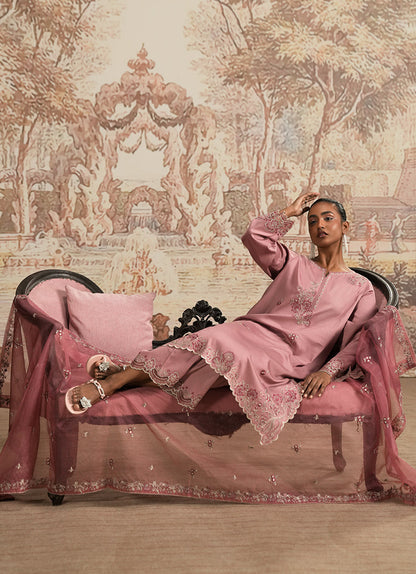 Image | Spring the Tea | ICSTE-213883-12482 L Blush Pink Cotton Satin