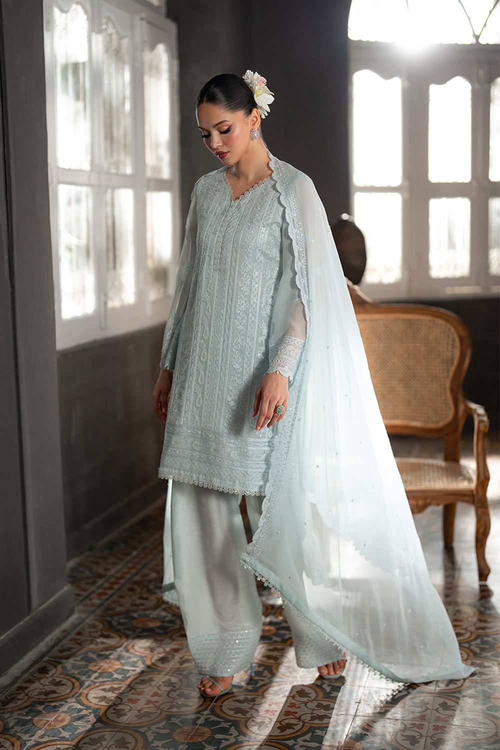 Azure | Ensembles | Icy Mist - Pakistani Designer Dress - by Azure - Type : Ladies Clothes - 100% Original at Saira Sultan
