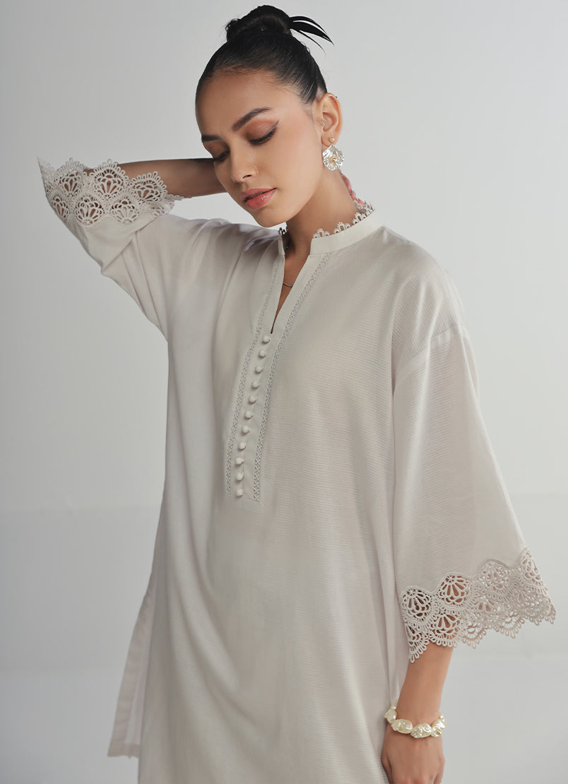 Image | Spring Basics 25 | IJSL-213717 M White Jacquard