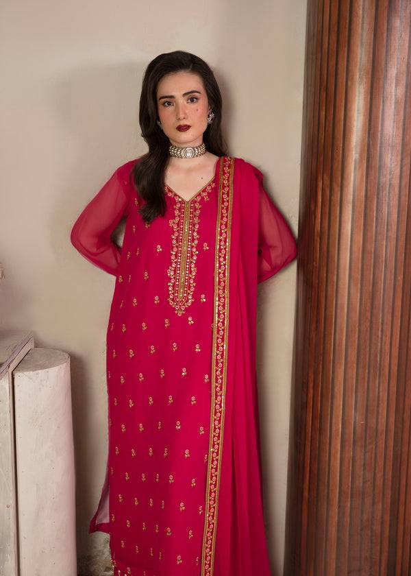 MNR | Ankh Macholi Festive Edit | AARZOO - Pakistani Designer Dress - by MNR | Type: Ladies Clothes - 100% Original at Saira Sultan