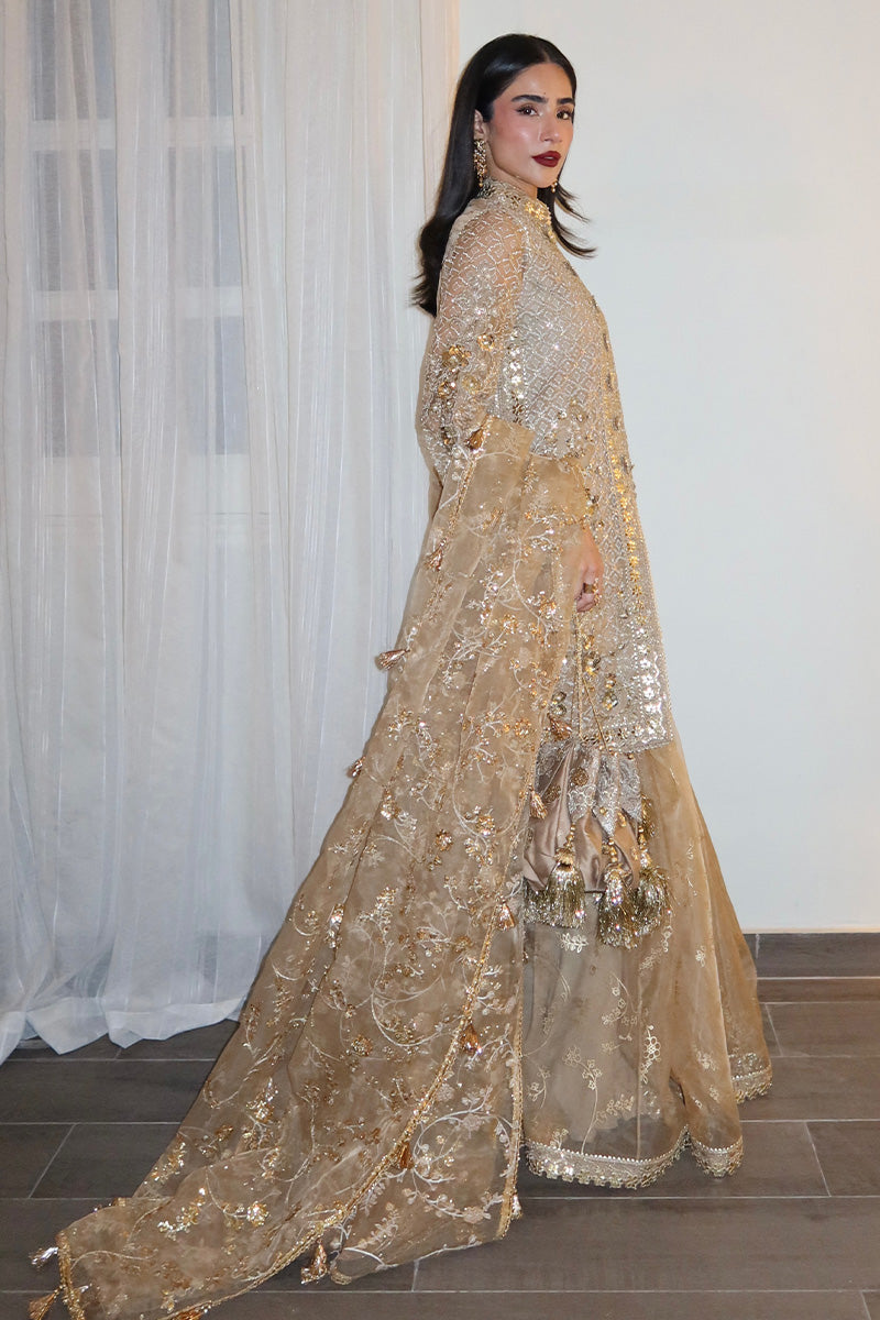 MNR | Zarlish Festive 25 | Rija Mujahid in Roshni by MNR - Designer Dress - Type : Ladies Clothes - Available at Saira Sultan - 100% Original 