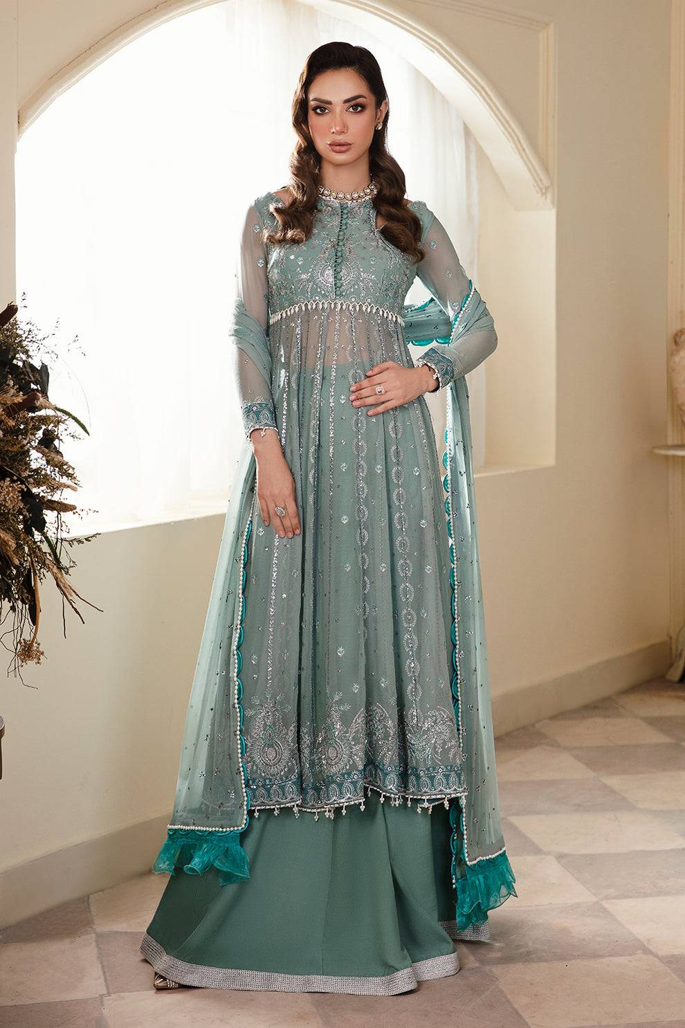 Zarposh | Amirah Collection | Abroo - Pakistani Designer Dress - by Zarposh | Type: Luxury - 100% Original at Saira Sultan